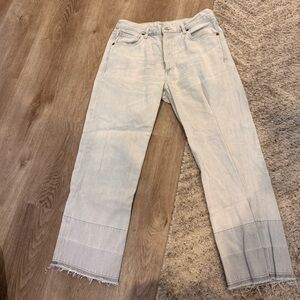 Citizens of humanity premium vintage Cora crop relaxed undone hem size 28
